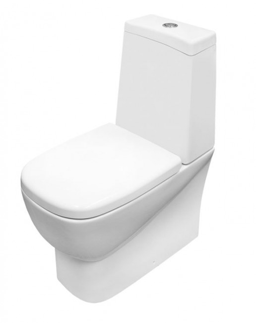 Унитаз-компакт Sanita Luxe Infinity Rimless DM с микролифтом INFSLCC01040522R