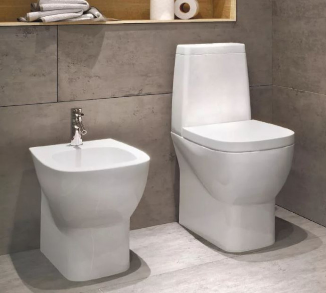 Унитаз-компакт Sanita Luxe Infinity Rimless DM с микролифтом INFSLCC01040522R