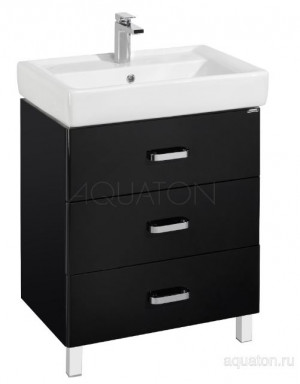 Тумба под раковину Акватон Америна 70 М 1A169001AM950 черная