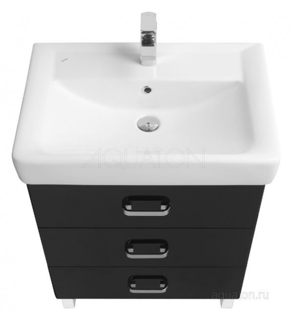 Тумба под раковину Акватон Америна 70 М 1A169001AM950 черная