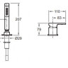 Смеситель Jacob Delafon Strayt E37337-CP для ванны