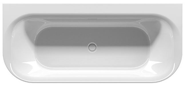 Ванна акриловая Riho Devotion back2wall 180*80 B096003005 с функцией Riho Fall