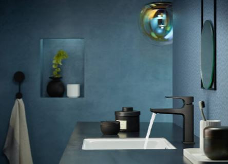 Смеситель Hansgrohe Metropol 32507340 для раковины черный хром