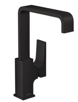 Смеситель Hansgrohe Metropol 32511670 для раковины черный матовый