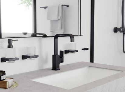 Смеситель Hansgrohe Metropol 32511670 для раковины черный матовый