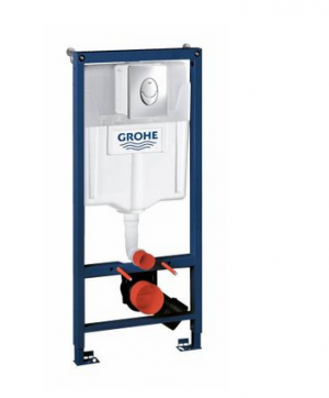 Система инсталляции Grohe Rapid SL 3 в 1 38721001 кнопка хром глянец