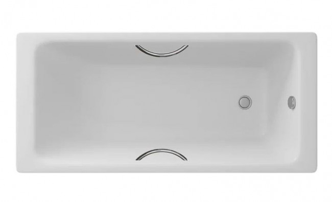 Ванна чугунная Delice Parallel 170*70 DLR220505R с ручками