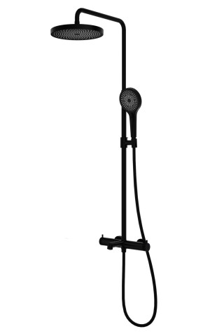 Душевая система Vincea Rim VSFS-2RM1MB черный матовый