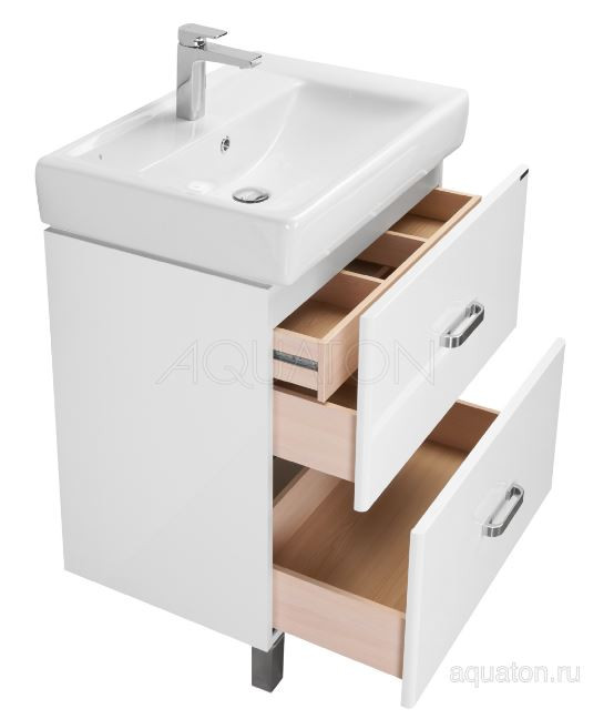 Тумба под раковину Акватон Америна 70 Н 1A169301AM010 белая