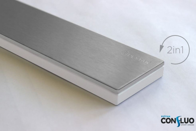 Душевой лоток Pestan Confluo Frameless Line 850 13701215 White Glass