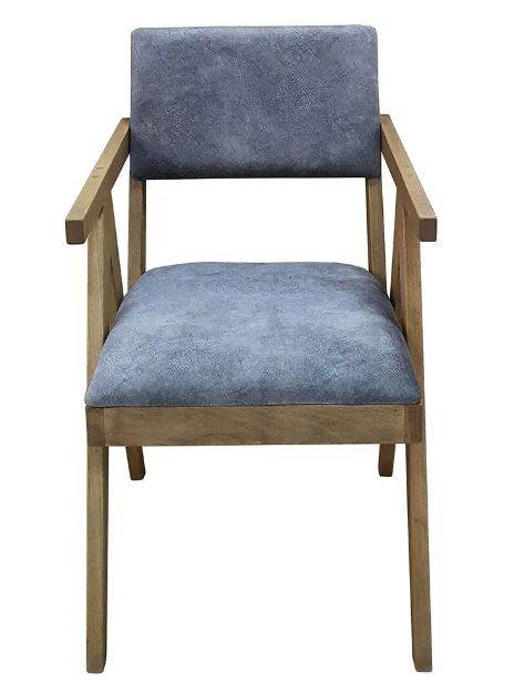 Стул-кресло Берген бук дуб рустикальный/релакс сильвер