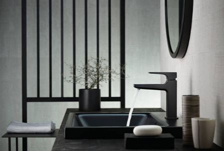 Смеситель Hansgrohe Metropol 32507670 для раковины черный матовый