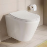 Комплект инсталляции VitrA V12 9856B003-7205 с безободковым унитазом VitrA Integra Round кнопка хром глянец