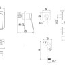 Комплект гигиенического душа Lemark Bronx LM3719GM графит