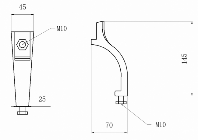 Ванна чугунная OWL Bjorn 170*75 OWLIB191108
