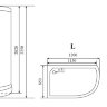 Душевая кабина Timo Standart T-1102 P R 120*85 правая