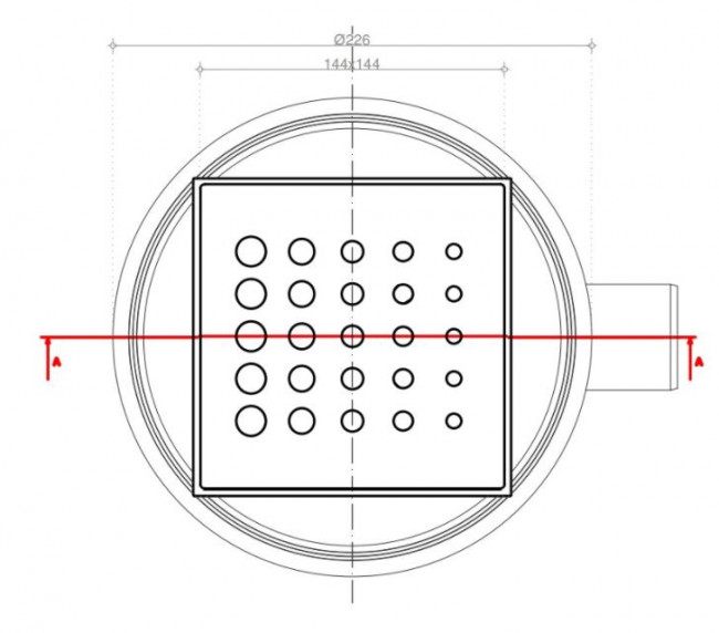 Душевой трап Pestan Confluo Standard Drops 1 13000009