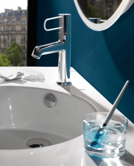 Смеситель Jacob Delafon Odeon Rive Gauche E21029-00-BL для раковины матовый черный