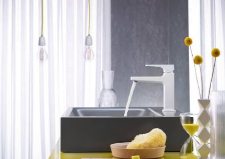 Смеситель Hansgrohe Metropol 32507700 для раковины белый матовый