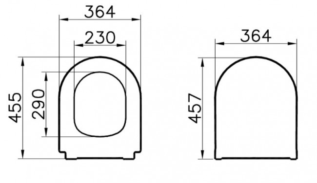 Сиденье для унитаза Vitra Universal Slim 110-003-019 с микролифтом