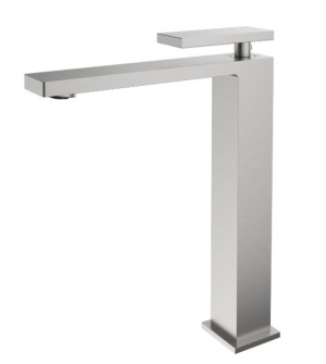 Смеситель Vincea Dice VBF-2DS2BN для раковины высокий сатин