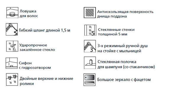 Душевая кабина Esbano ES-100C 100*100