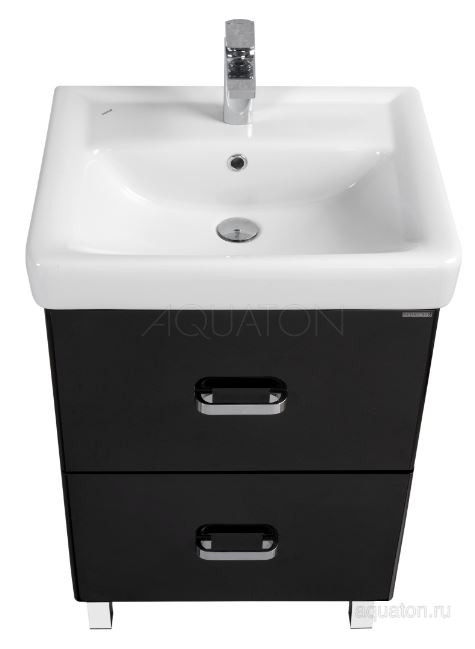 Тумба под раковину Акватон Америна 70 Н 1A169301AM950 черная