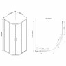 Душевой уголок Vincea Garda 120*90 VSJ-1G129CH шиншилла