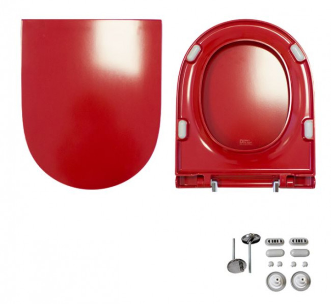 Унитаз-компакт Sanita Luxe Best Color Red с микролифтом BSTSLCC07110522