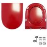 Унитаз-компакт Sanita Luxe Best Color Red с микролифтом BSTSLCC07110522