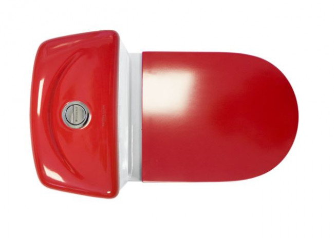 Унитаз-компакт Sanita Luxe Best Color Red с микролифтом BSTSLCC07110522