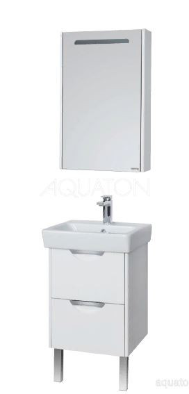 Тумба под раковину Акватон Сильва 60 1A211801SIW70 дуб полярный