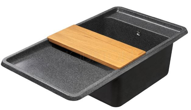 Мойка для кухни Акватон Беллис 87 1A724832BS210 графит