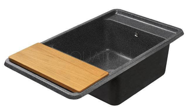 Мойка для кухни Акватон Беллис 87 1A724832BS210 графит