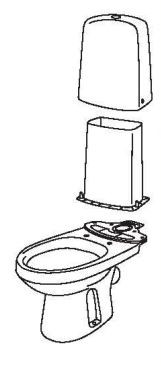 Унитаз-компакт Оскольская Керамика Леда Премиум 45901130055 антивсплеск