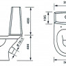 Унитаз-компакт Оскольская Керамика Леда Премиум 45901130055 антивсплеск