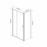 Душевой уголок Vincea Garda 150*80 VSR-1G8015CH шиншилла