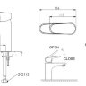 Смеситель Bravat Pure F1105161C для раковины