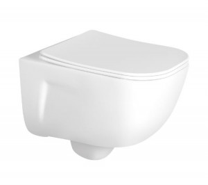 Унитаз подвесной Aquatek Дива AQ2012-00 безободковый с микролифтом