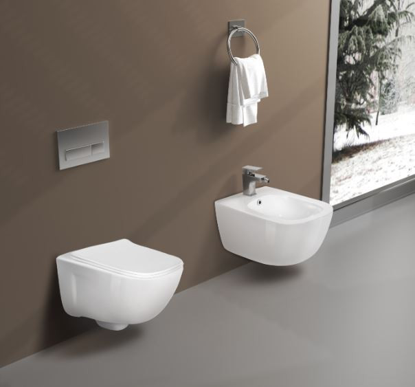 Унитаз подвесной Aquatek Дива AQ2012-00 безободковый с микролифтом