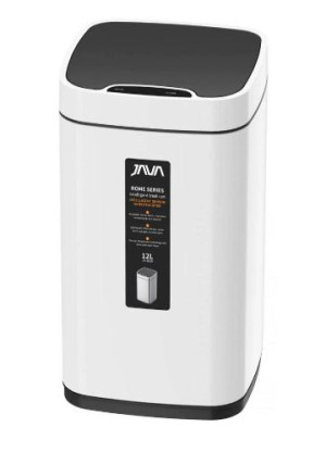 Ведро для мусора JAVA S-883-12W 12 литров сенсорное