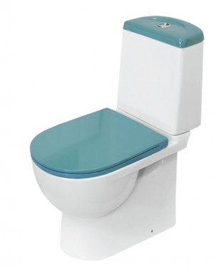 Унитаз-компакт Sanita Luxe Best Color Sea с микролифтом BSTSLCC08120522