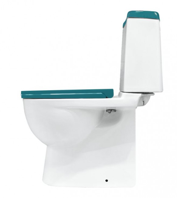 Унитаз-компакт Sanita Luxe Best Color Sea с микролифтом BSTSLCC08120522