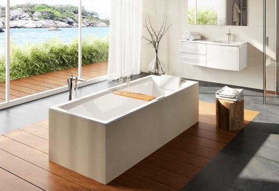 Ванна акриловая Riho Still Square 170*75 B100033005 с функцией Riho Fall и Riho Led справа