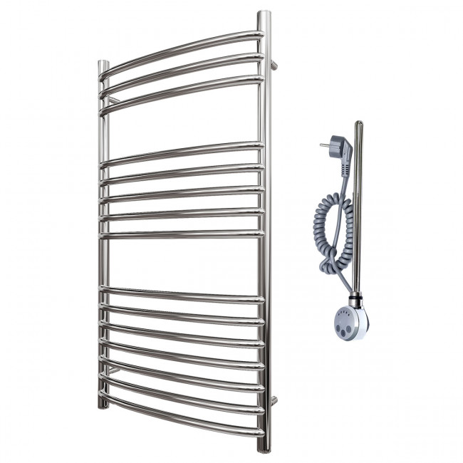 Полотенцесушитель электрический Point Альфа PN05150SE П15 500*1000 левый/правый хром