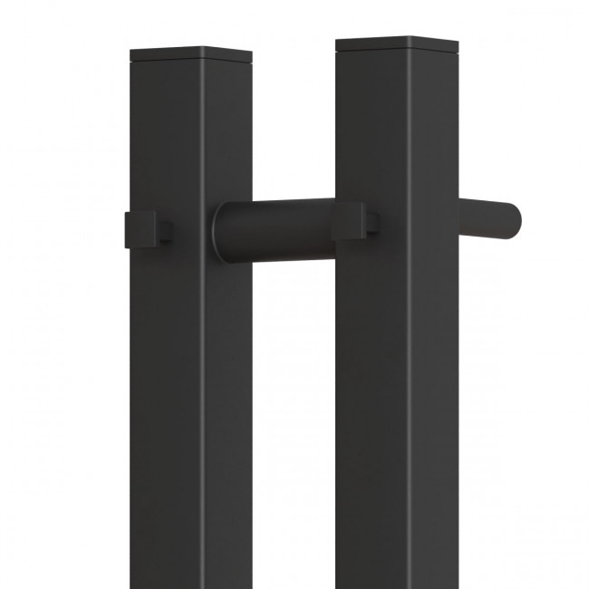 Полотенцесушитель электрический Point Гермес PN13812B П3 80*1200 диммер справа черный