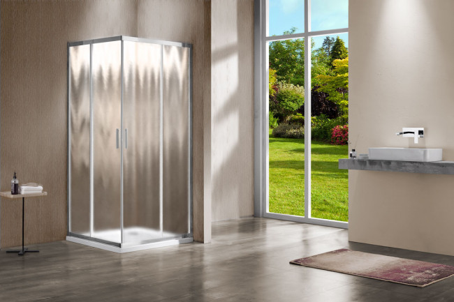 Душевой уголок Vincea Garda 80*80 VSS-1G800CH шиншилла