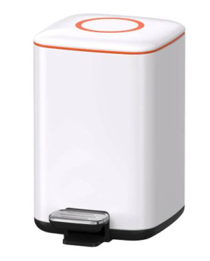 Ведро для мусора JAVA S-888-9W 9 литров микролифт