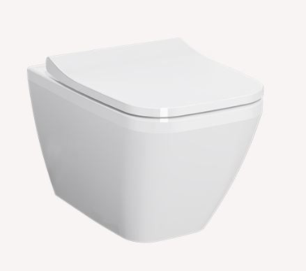 Унитаз подвесной Vitra Integra Square 7082B003-0075 безободковый без сиденья