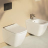 Унитаз подвесной Vitra Integra Square 7082B003-0075 безободковый без сиденья
